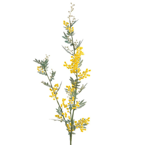 Mimosa Spray Long 110cm Yellow Pack of 12