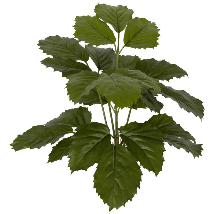 Mini Chestnut Leaf Potted Plant Pack of 2