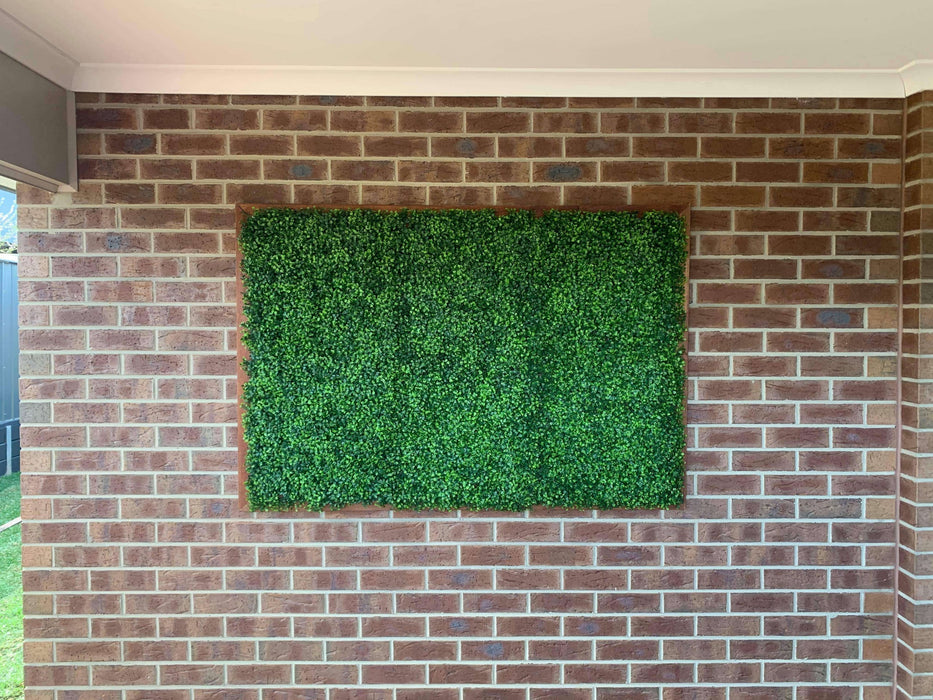 Mixed Boxwood Hedge Panel Screen UV Resistant 100cm