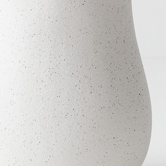 Mona Vase White 18cm Pack of 2