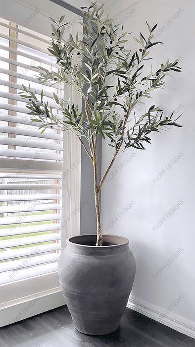 Olive Tree Green 213cm Pack of 2