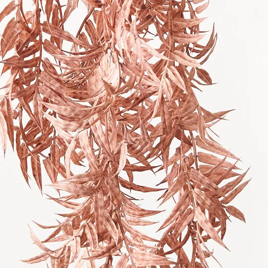 Palm Areca Hanging Bush 74cm Dusty Pink Pack of 12