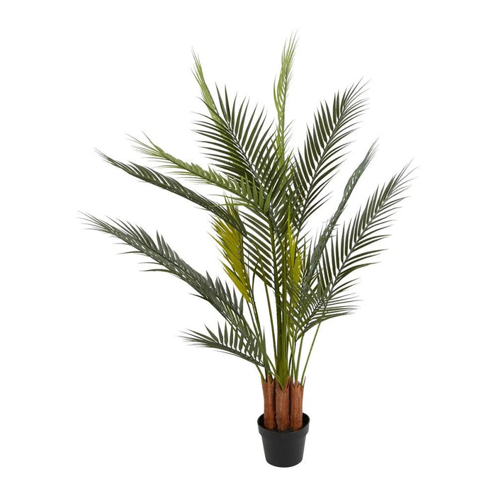 Palm Tree Real Touch 3 Branches 18 Leaves in Pot 120cm