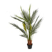 Palm Tree Real Touch 3 Branches 18 Leaves in Pot 120cm
