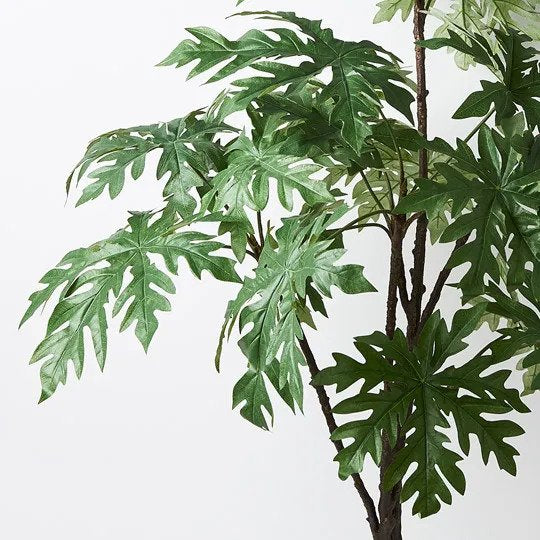 Papaya Leaf Plant Green 132cm