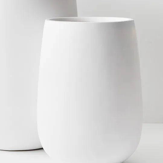 Pot Sol White Pack of Two - 50cm