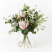 Protea King Mix in Vase - Light Pink - 57cm