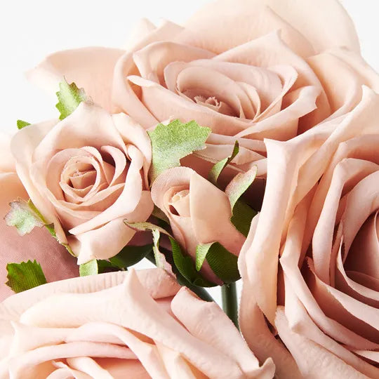 Rose Hilda Bouquet 20cm Blush Pink Pack of 6