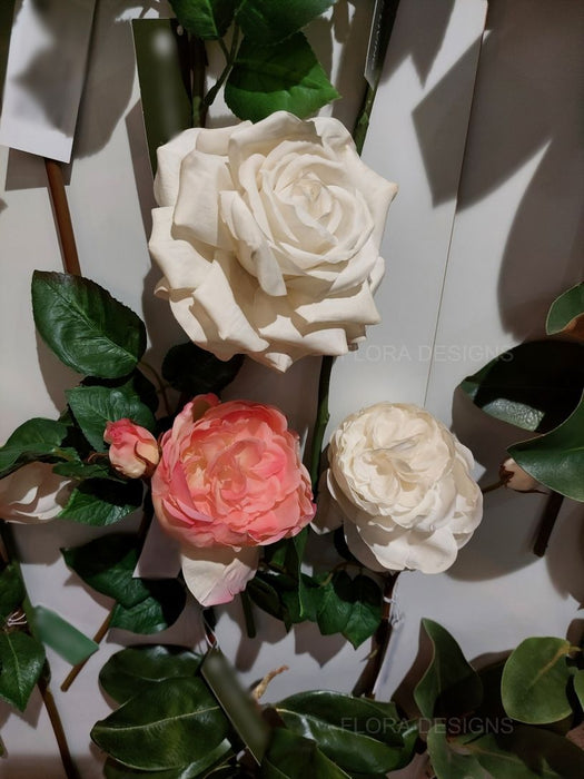 Stella Real Touch Rose Stem White 50cm Pack of 12