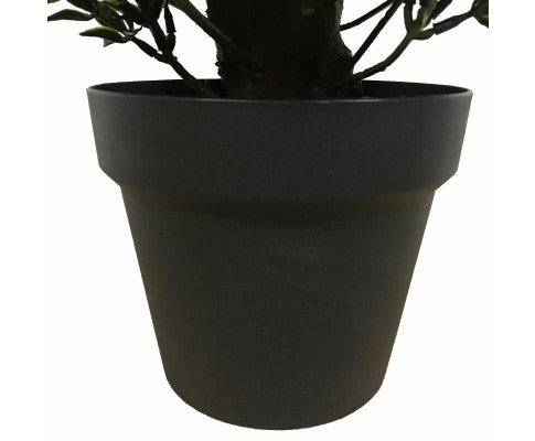 UV Resistant Artificial Topiary Shrub (Hedyotis) 50cm Mixed Green