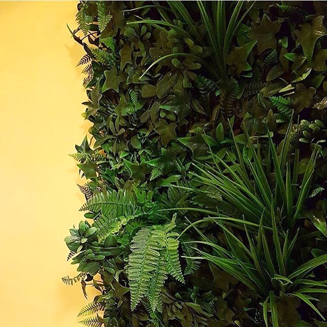 Variegated Foliage Wall A UV Resistant 100cm x 100cm - Set of 2
