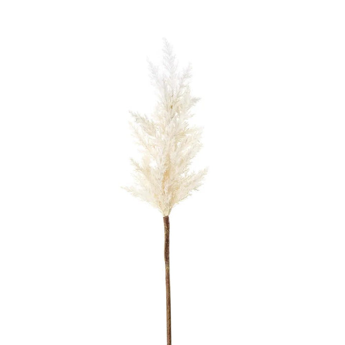 Wheat Flower Stem 75cm White Pack of 12