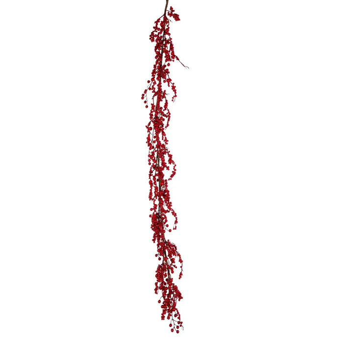 Rubin Berry Garland Red 150cm Set of 8