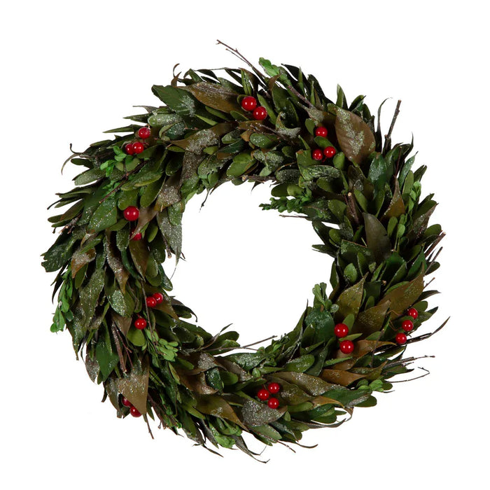 Frosted Berry Wreath 43cm Set of 2