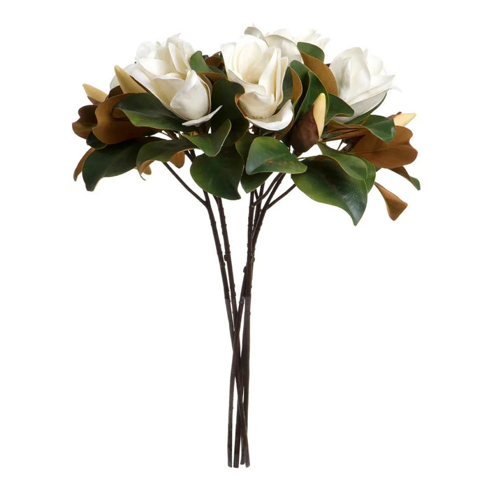 Magnolia Flower White 72cm Pack of 6