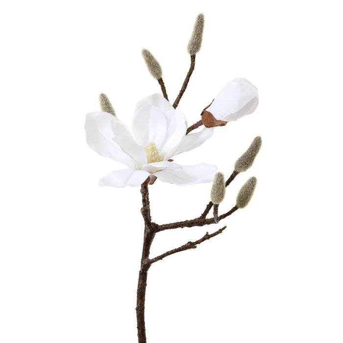 Magnolia Spray White 45cm Pack of 12