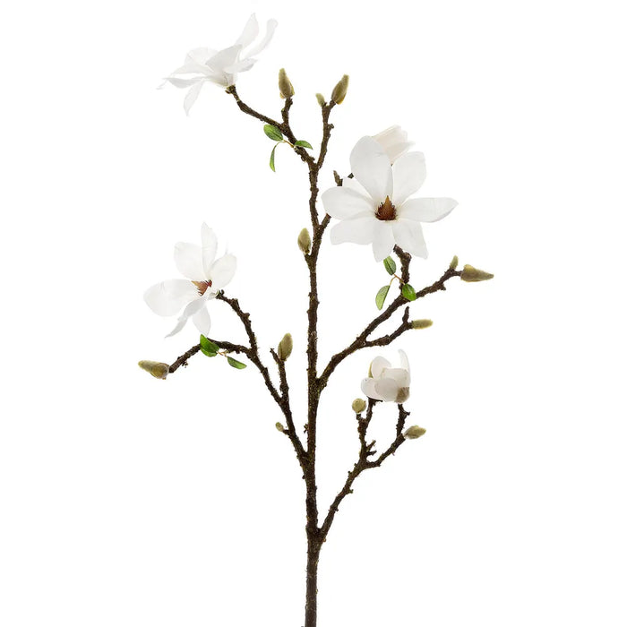 Magnolia Branch Large White 108cm Pack of 4