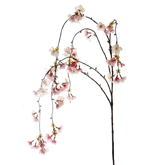 Cherry Blossom Hanging Spray Pink 130cm Pack of 12