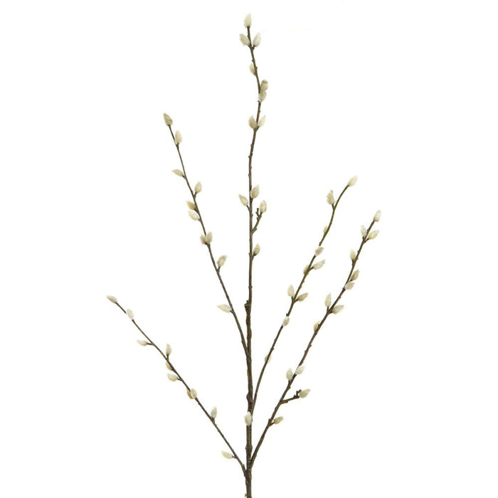 Pussy Willow Spray 100cm Cream Pack of 12