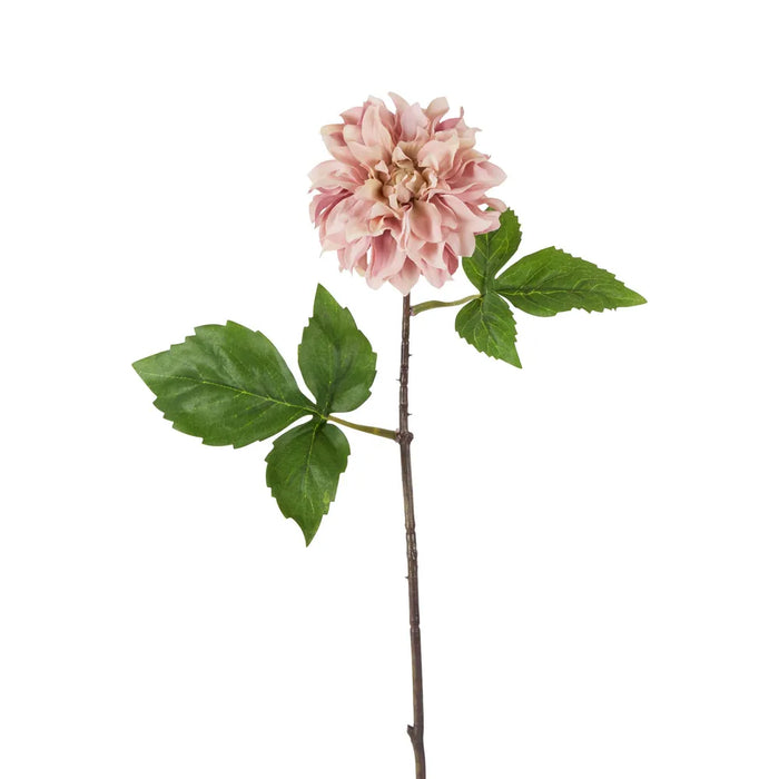 Dried Look Dahlia Stem Small Pink 43cm Pack of 12