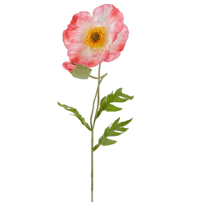 Poppy Stem 68cm Pink Pack of 12