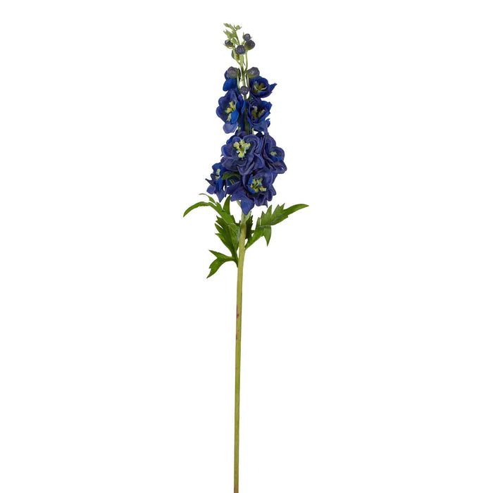 Delphinium Flower Real Touch Stem Dark Blue 70cm Pack of 12