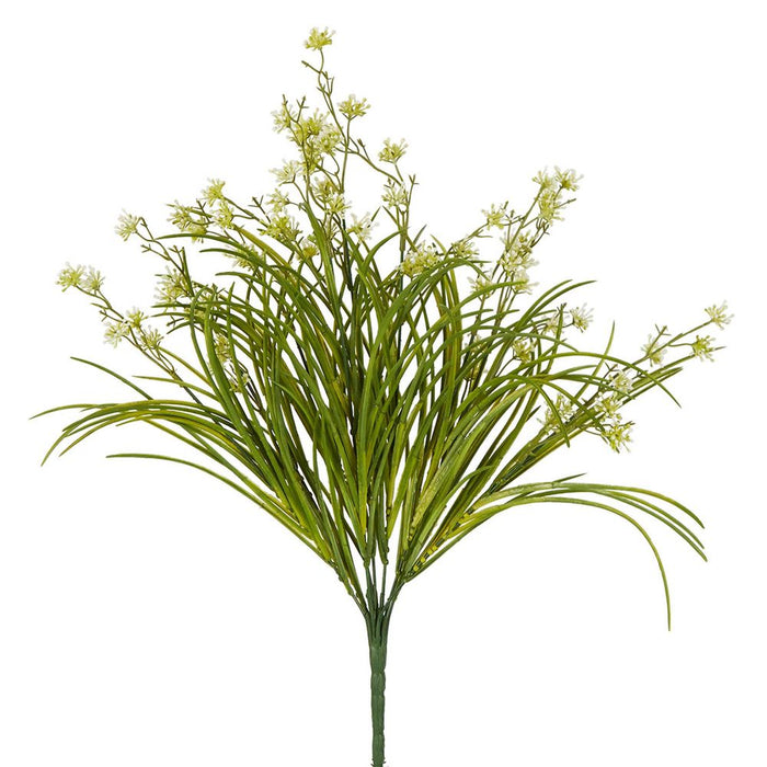 Astible Grass Bush White 46cm Pack of 12