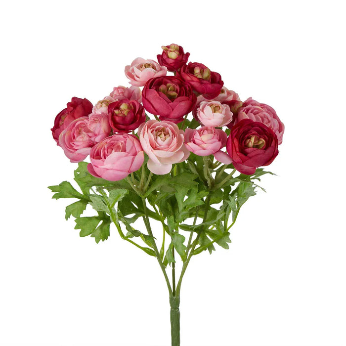 Ranunculus Bouquet Pink 15cm Pack of 12