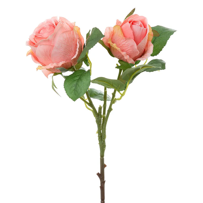 Rose Spray Peach 34cm Pack of 12