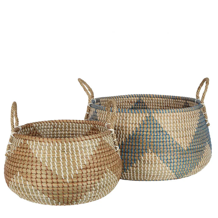 Zhenga Basket Set of 2 Natural