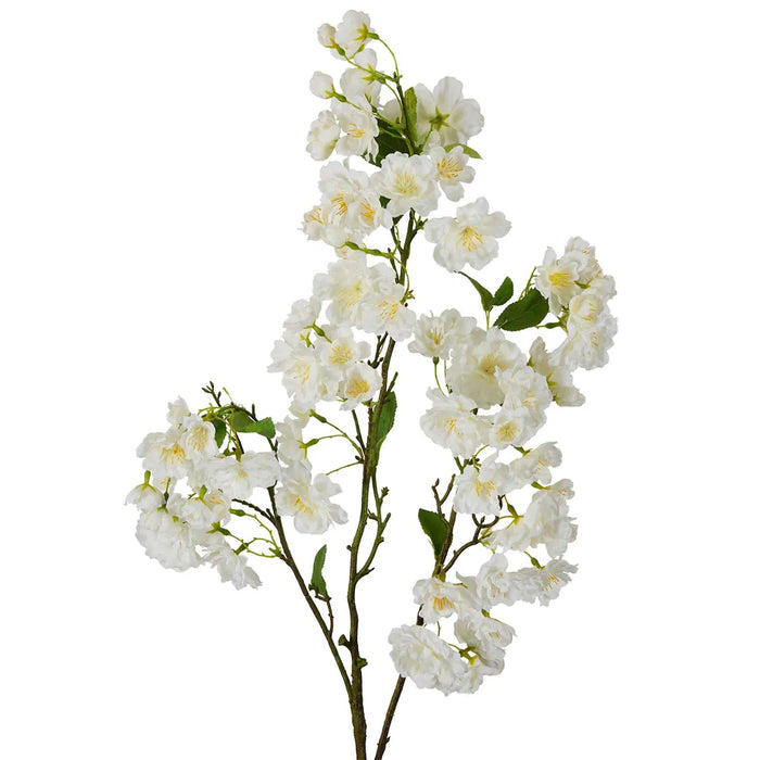 Cherry Blossom Branch Large White 103cm Pack of 6