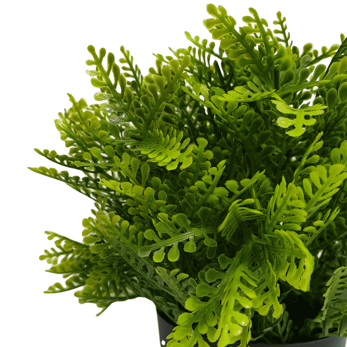 Small Potted Artificial Mimosa Fern UV Resistant 20cm